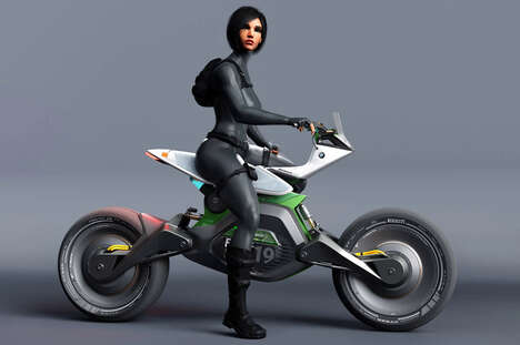 Modular Tech-Rich Motorcycles