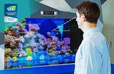 Eye-Tracking Informational Aquariums