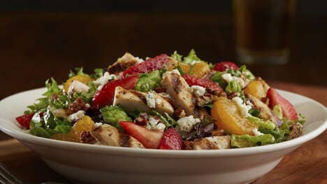 Fresh Strawberry Chicken Salads