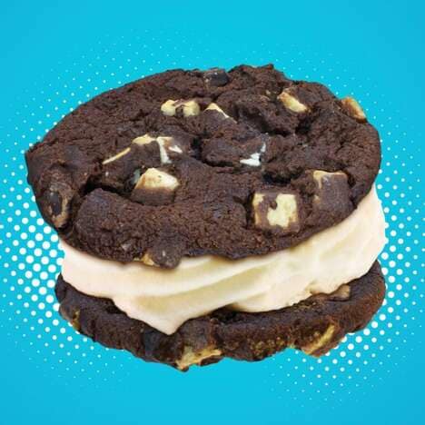 Frozen Custard Cookie Sandwiches