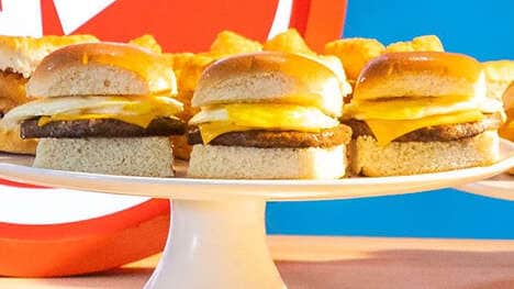 Fried Egg Breakfast Sandwiches