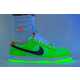 Vibrant Tonal Glowing Sneakers Image 1