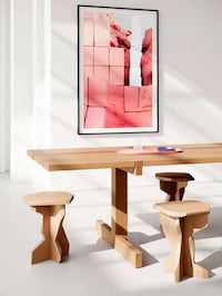 Bright Colorful Structural Stools Image 2