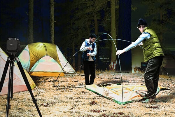 Wide-Angle Campsite Flashlights