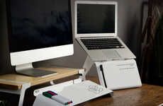 Ergonomic Whiteboard Laptop Stands