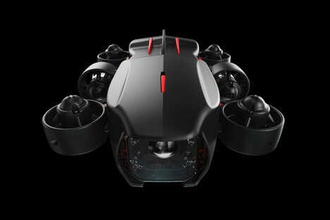 Aquatic Shark-Inspired Drones