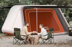 Solar Energy-Capturing Tents