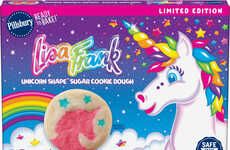 Unicorn Shaped Sugar Cookies