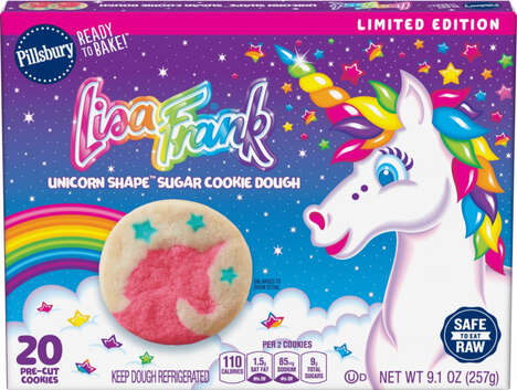 Unicorn Shaped Sugar Cookies