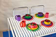 Vibrantly Colorful Dinnerware