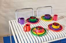 Vibrantly Colorful Dinnerware