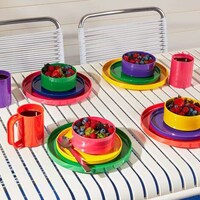 Vibrantly Colorful Dinnerware Image 2