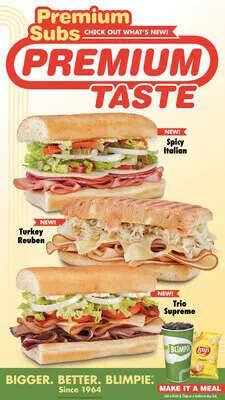 Premium Sub Sandwich Menus