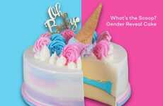 Frozen Gender-Reveal Cakes