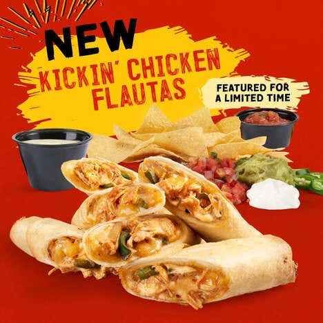 Spicy Chipotle Chicken Flautas