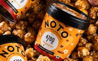 Caramel Popcorn Ice Creams