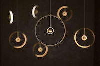 Eclipse-Inspired Whimsical Pendant Lamps Image 2
