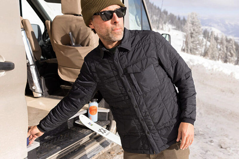 Water-Resistant Puffer Shacket