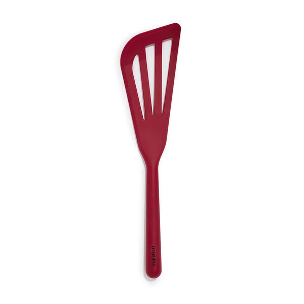 Red Silicone Edge Stainless Steel Slotted Fish Turner - World Market