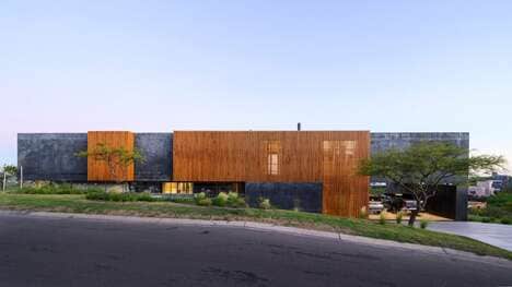 Black-Concrete Mountain Houses