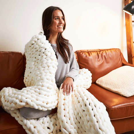 Chunky Knit Weighted Blankets