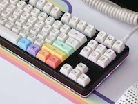 Curved Retro-Style Key Caps Image 2