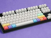 Curved Retro-Style Key Caps Image 3