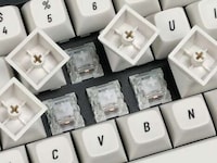 Curved Retro-Style Key Caps Image 5