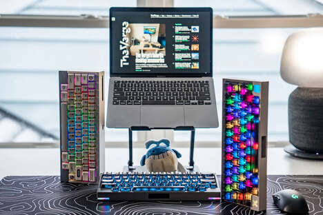 Touch Panel Space-Saving Keyboards
