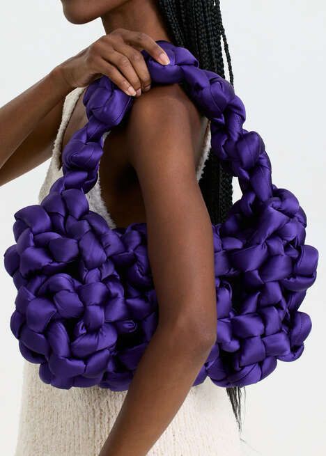 Sculptural Knotted Bags