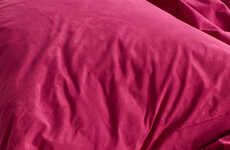 Cozy Berry-Colored Bedding