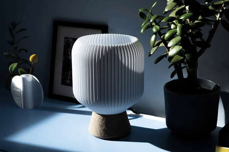 Recycled Material Lamp Designs