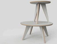 Simplistic Wooden Side Tables Image 2