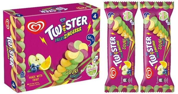 Triple-Flavor Ice Lollies