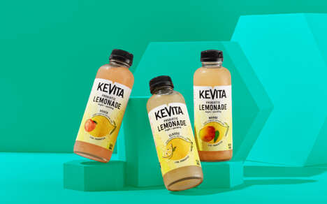 Tropically Flavored Probiotic Lemonades