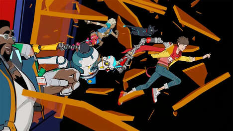 Action Rhythm Animated Games