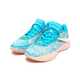Blue-Tinted Knitted Basketball Sneakers Image 2