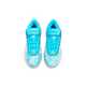 Blue-Tinted Knitted Basketball Sneakers Image 3