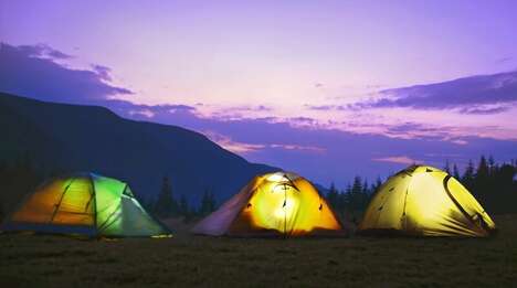 Self-Cooling Outdoor Tents