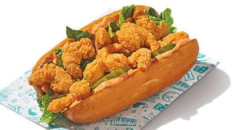 Crispy Shrimp Hoagies