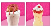 Donut-Topped Strawberry Milkshakes Image 2
