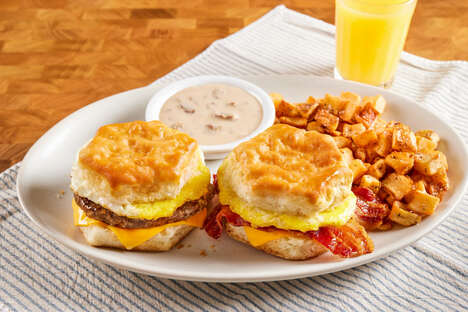 Buttermilk Biscuit Breakfast Sandwiches