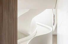 Sculptural Staircase Penthouses