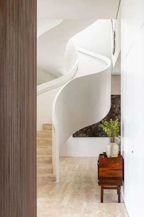 Sculptural Staircase Penthouses