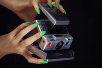 Leather-Accented Instant Cameras