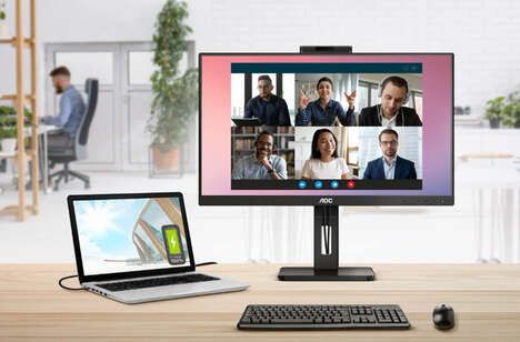 Videoconference-Friendly PC Monitors