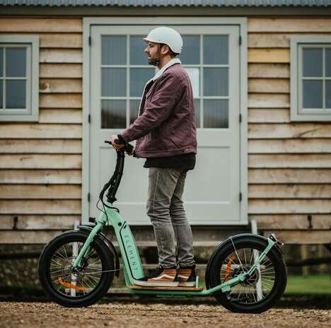 Stabilized Standing Electric Scooters