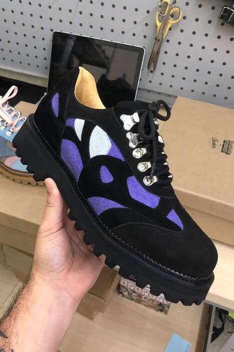 Seasonal Panelling Low-Cut Boots