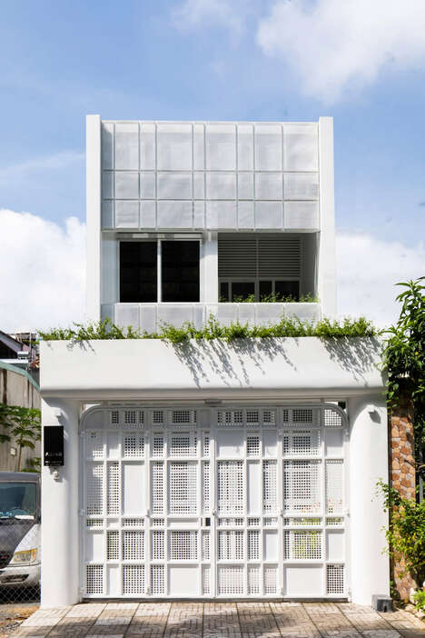 Illuminated Narrow Vietnamese Homes