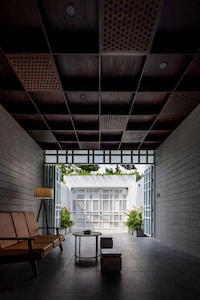 Illuminated Narrow Vietnamese Homes Image 2